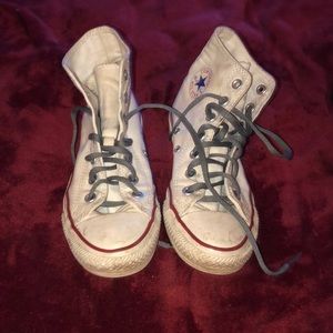 White high top converse